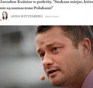 Jarosław Kuźniar, patron polskich lemingów.  Screen: natemat.pl 